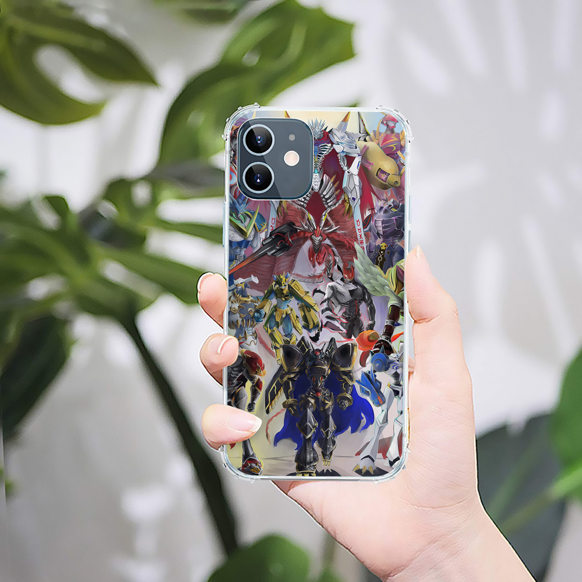 （画像用） Digimon デジタルモンスター/デジモン 【iPhone 12シリーズ対応】透明スマホケース（クリアソフトケース）